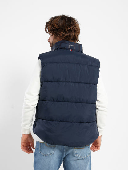 Mock Neck Parka Vest