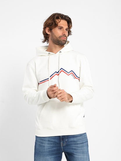 Hooded Sweatshirt with Place Print