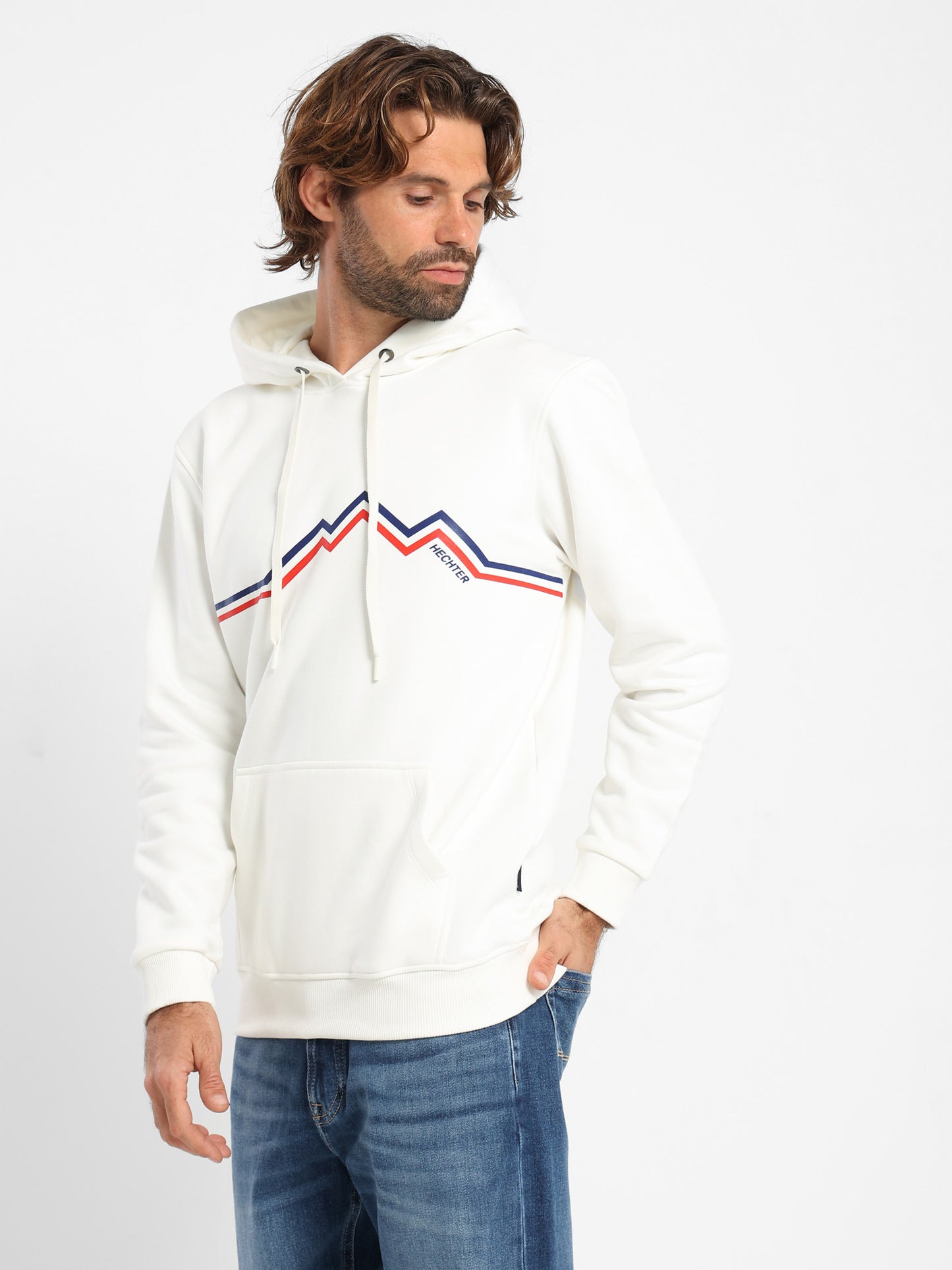 Hooded Sweatshirt with Place Print