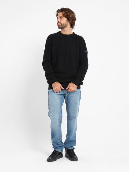Round Neck Knit Sweater