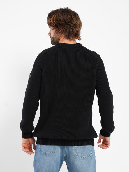 Round Neck Knit Sweater