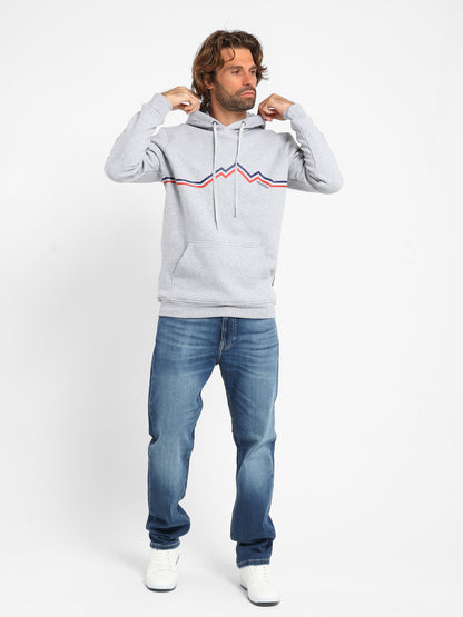 Hooded Sweatshirt with Place Print