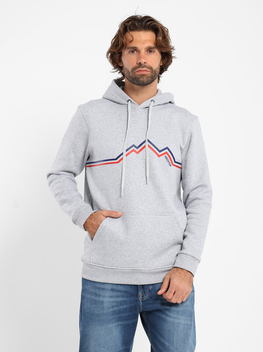 Hooded Sweatshirt with Place Print