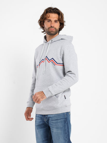 Hooded Sweatshirt with Place Print