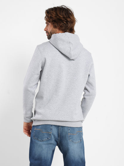 Hooded Sweatshirt with Place Print