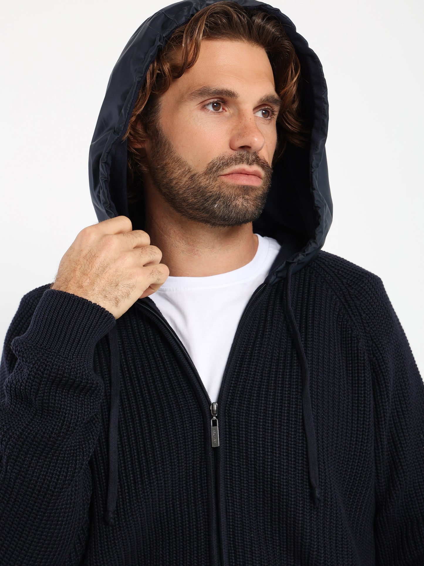 Hoodie Jacket Structured Pullover
