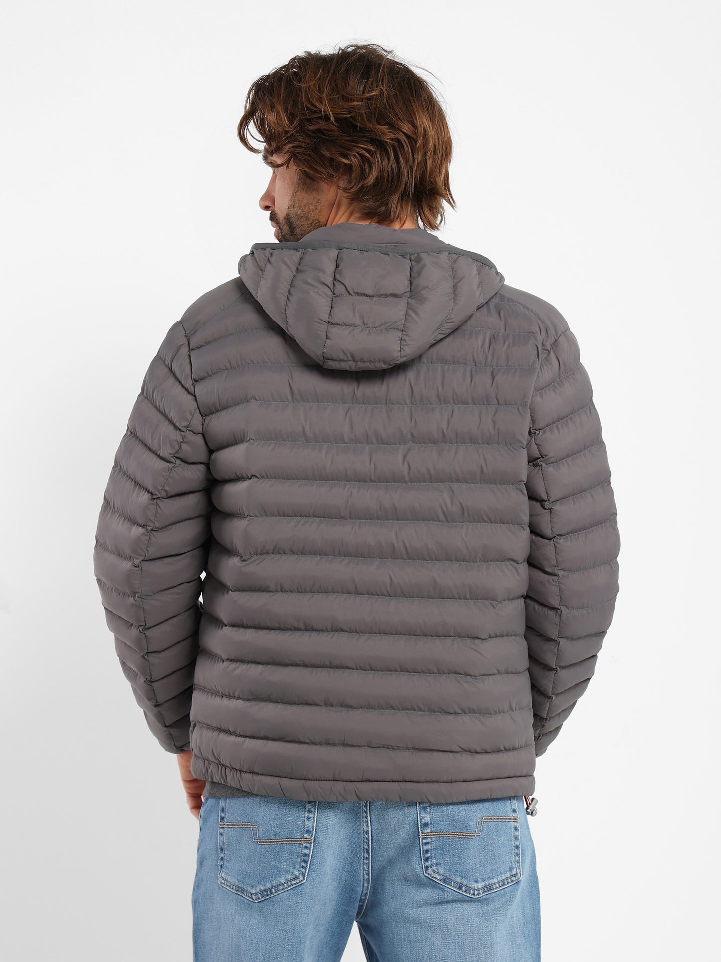 Mock Neck Parka Jacket