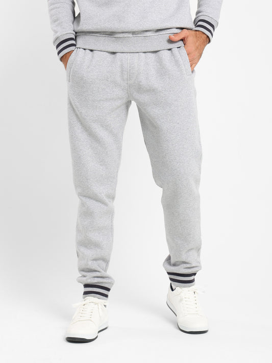 Sweatpants with Striped Cuffs