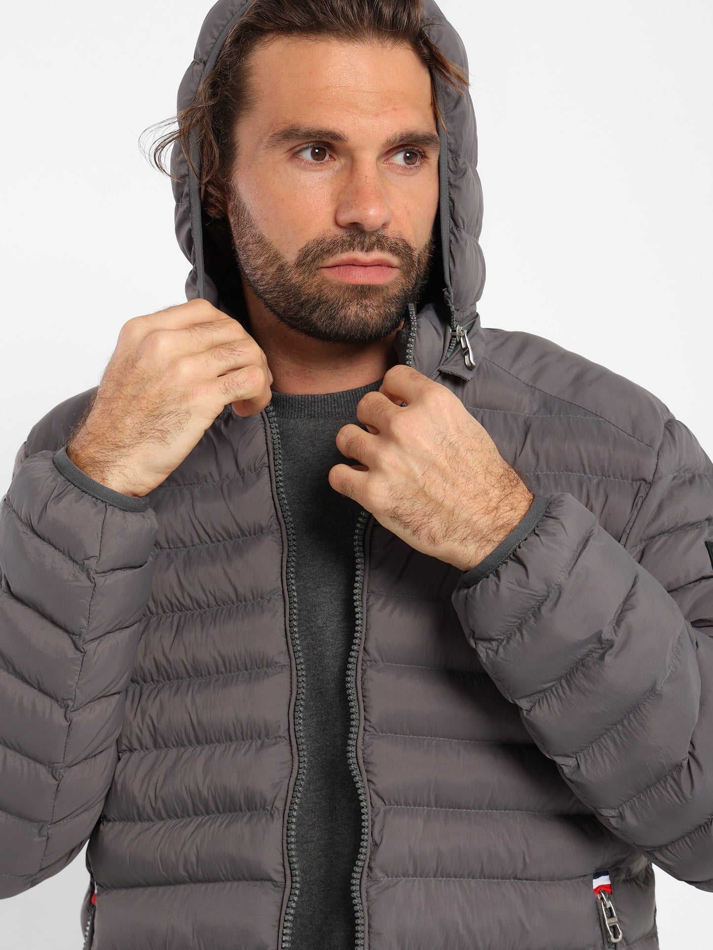 Mock Neck Parka Jacket