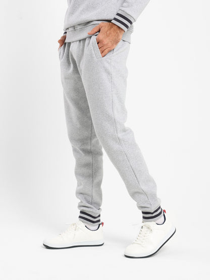 Sweatpants with Striped Cuffs