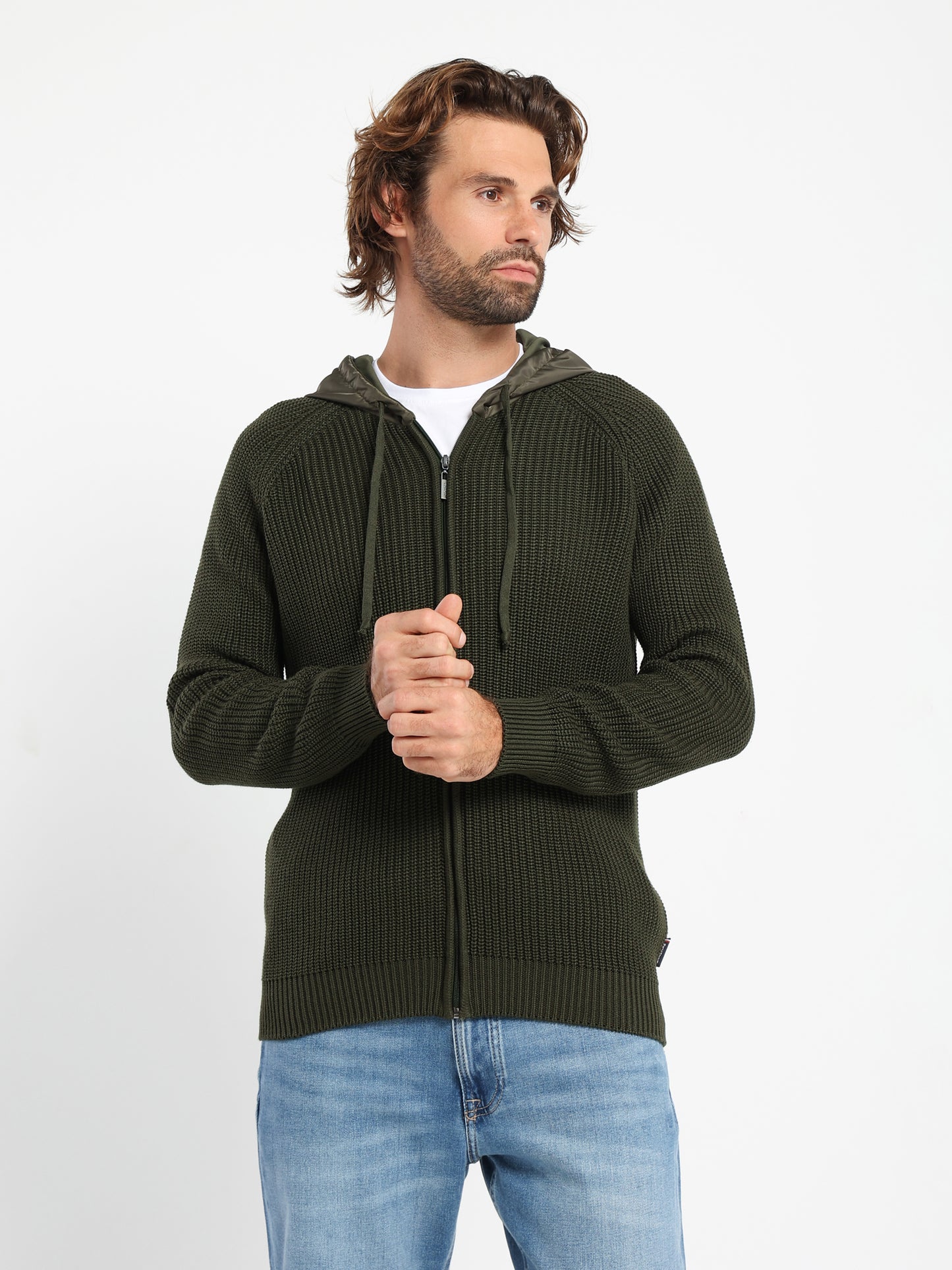 Hoodie Jacket Structured Pullover