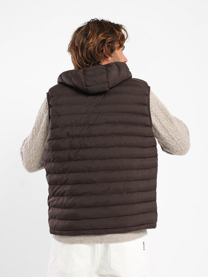 Mock Neck Parka Vest