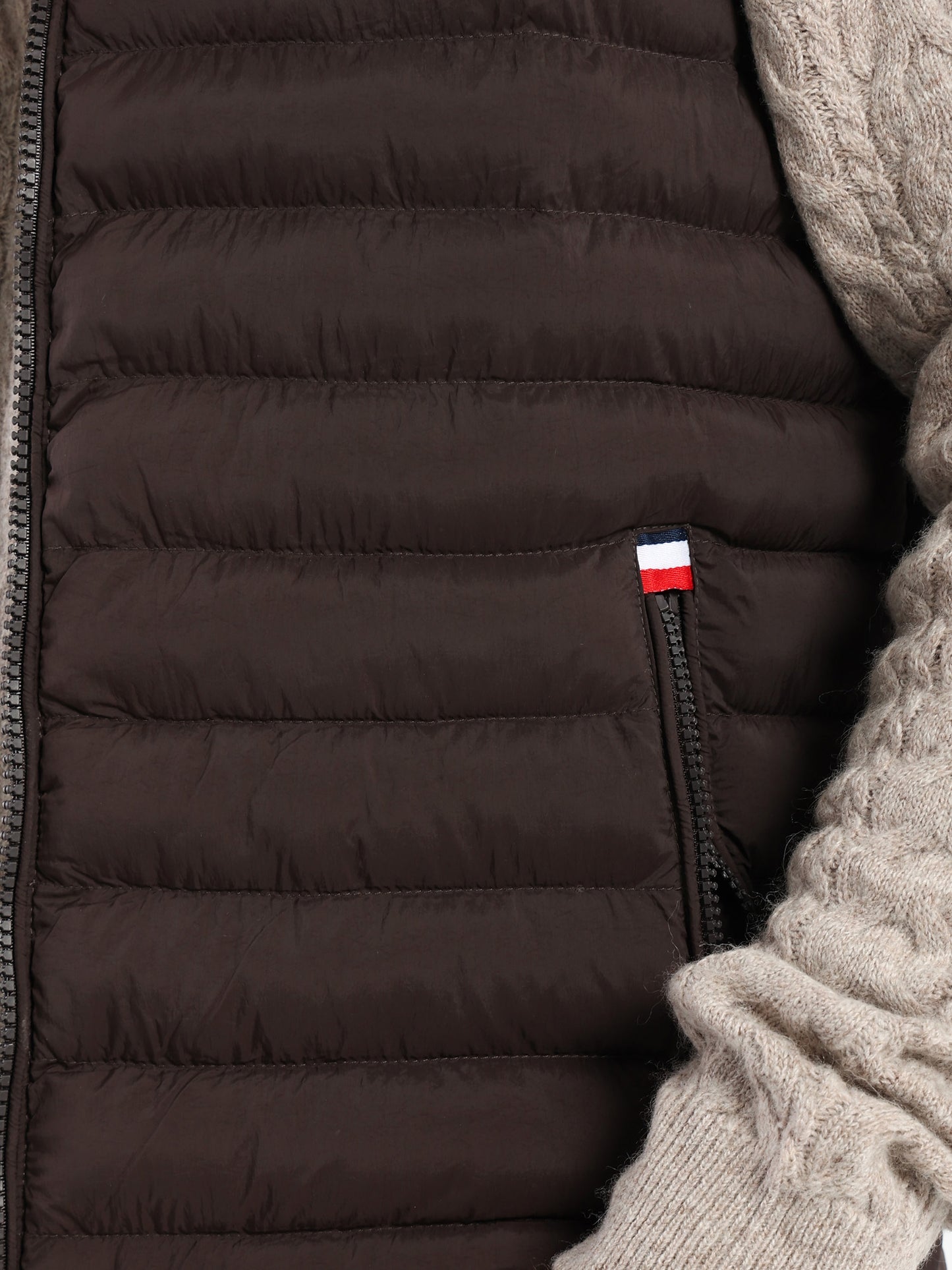 Mock Neck Parka Vest