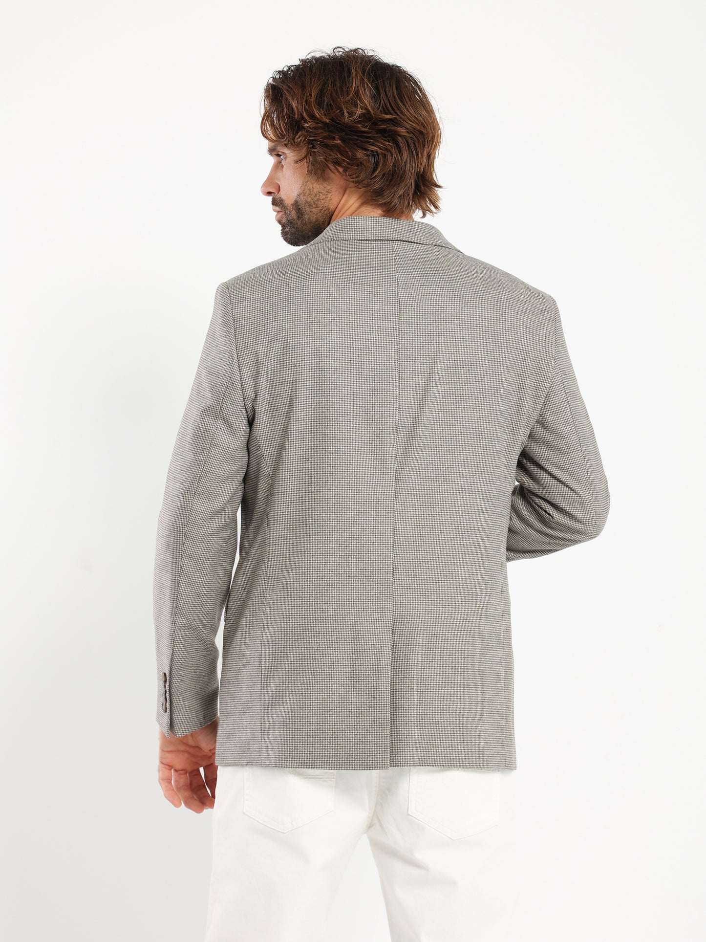 Pied de Poule Patch Pocket Blazer