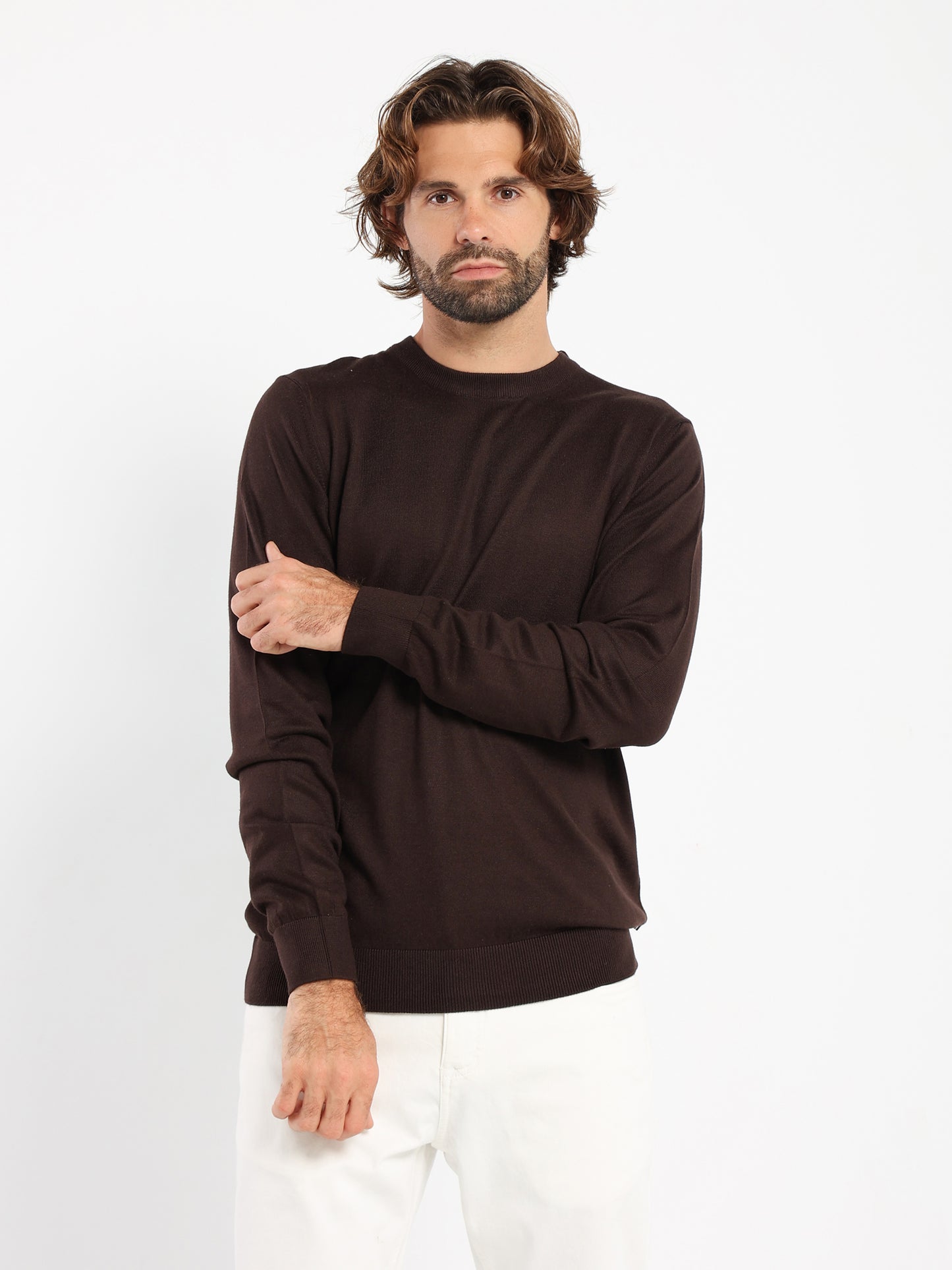 Basic Round-Neck Pullover