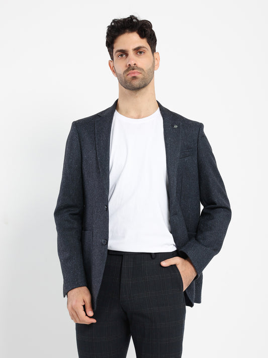 Herringbone Patch Pocket Blazer