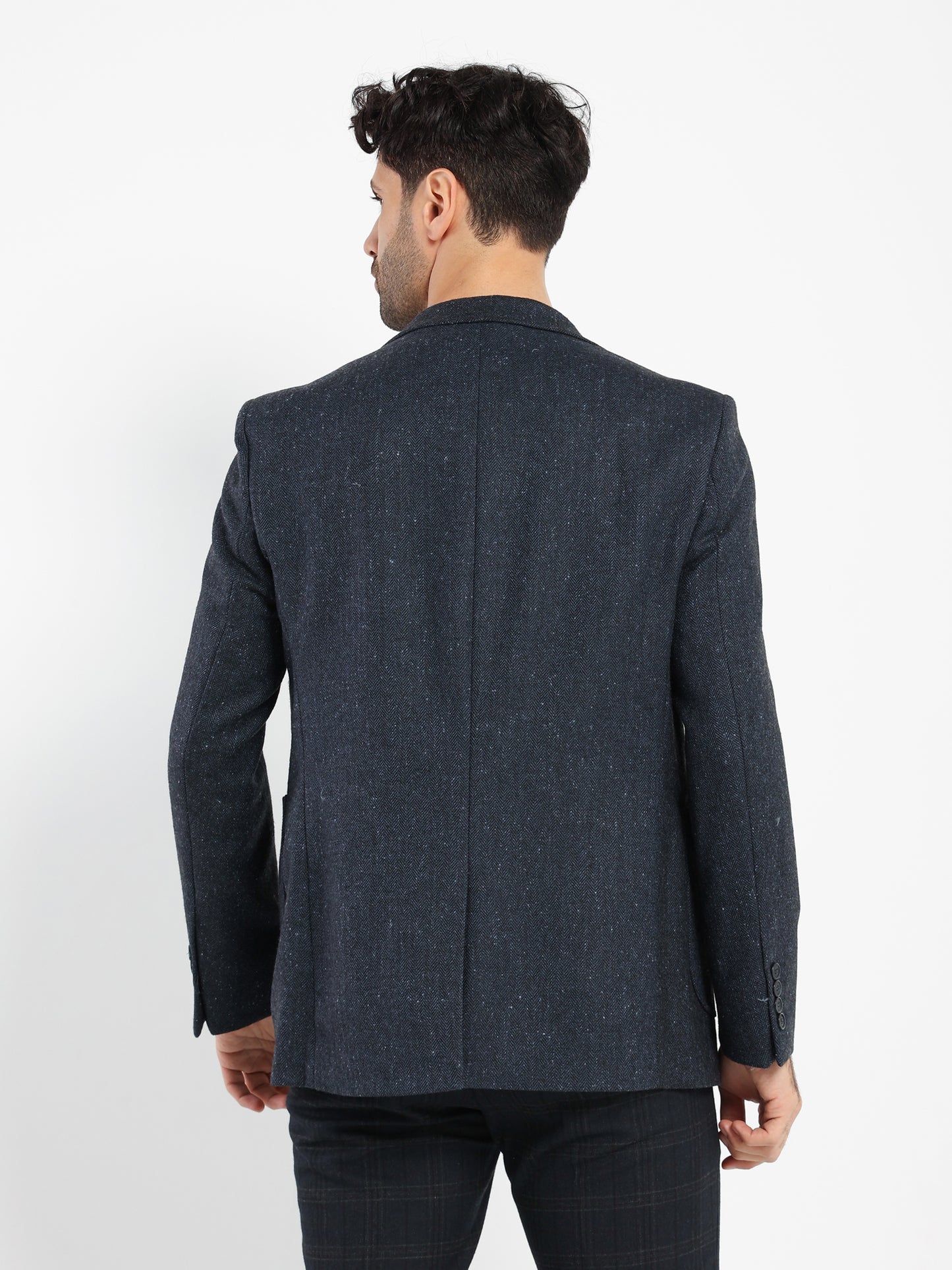 Herringbone Patch Pocket Blazer