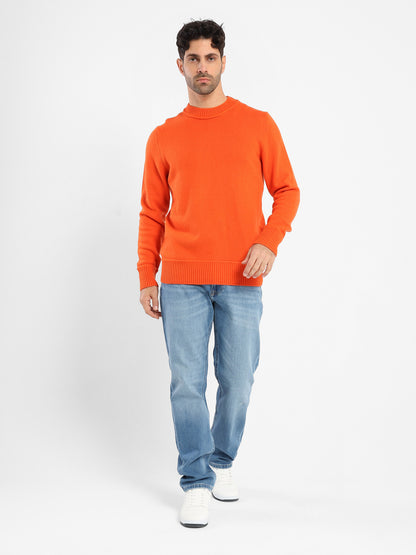 Oversized Round-Neck Pullover