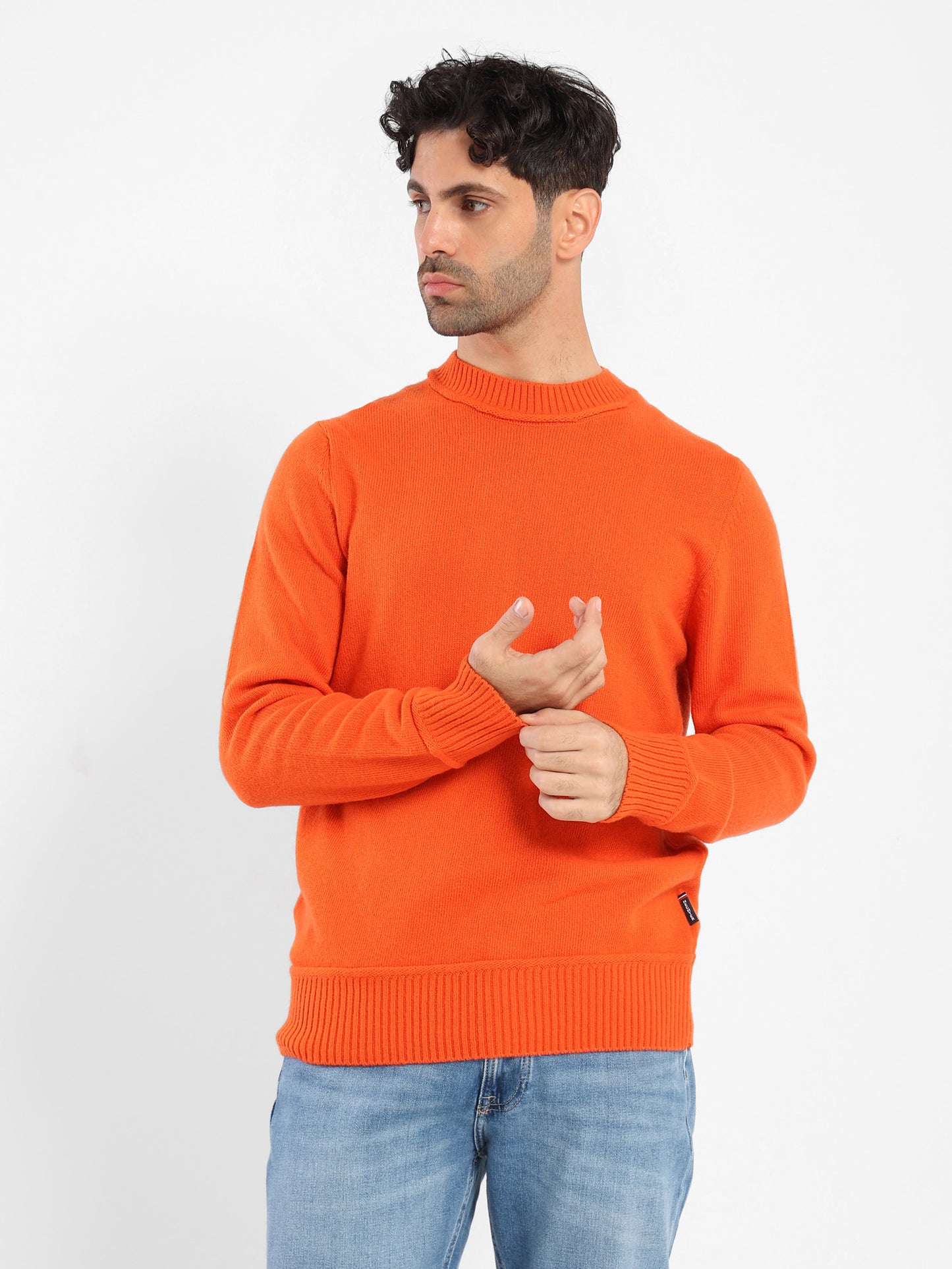 Oversized Round-Neck Pullover