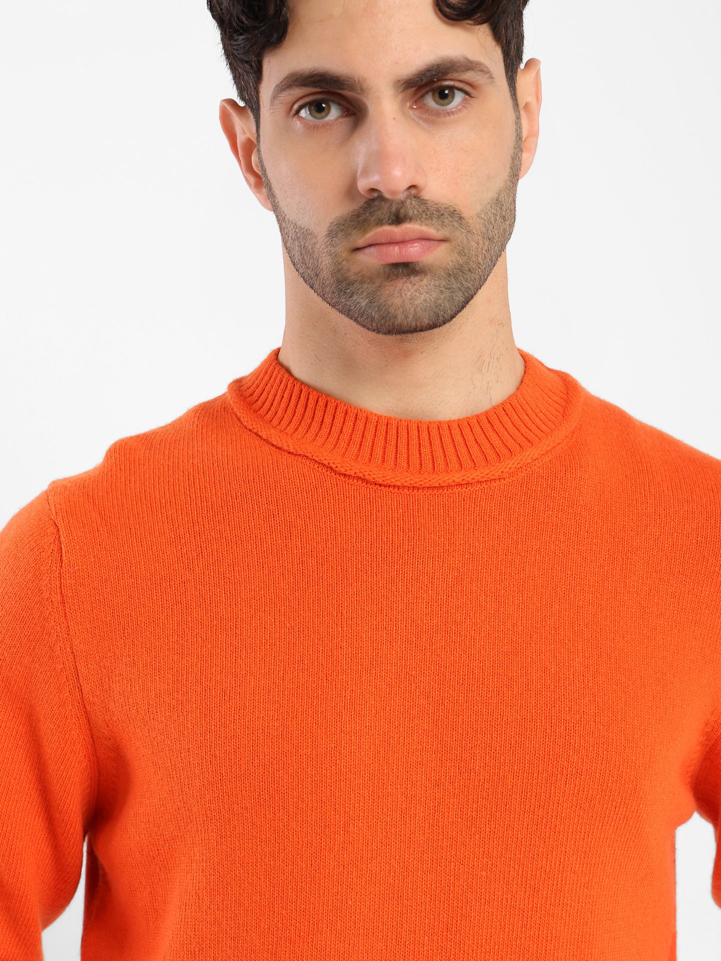 Oversized Round-Neck Pullover