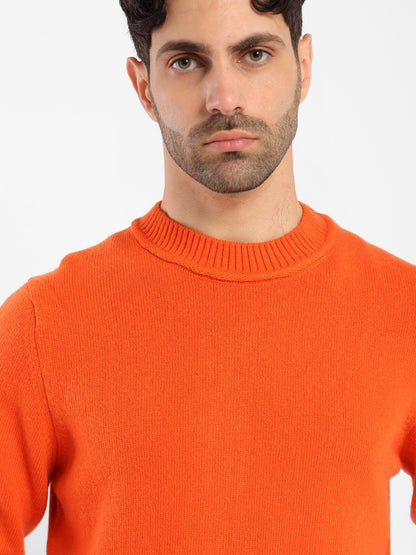 Oversized Round-Neck Pullover