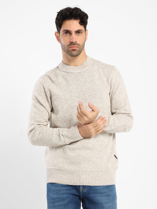 Oversized Round-Neck Pullover