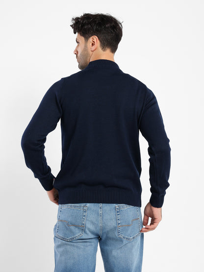 Mock Neck Plain Pullover