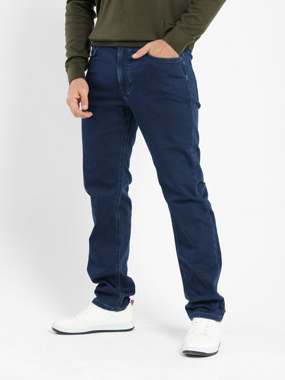 Denim Pants with Stretch Panel