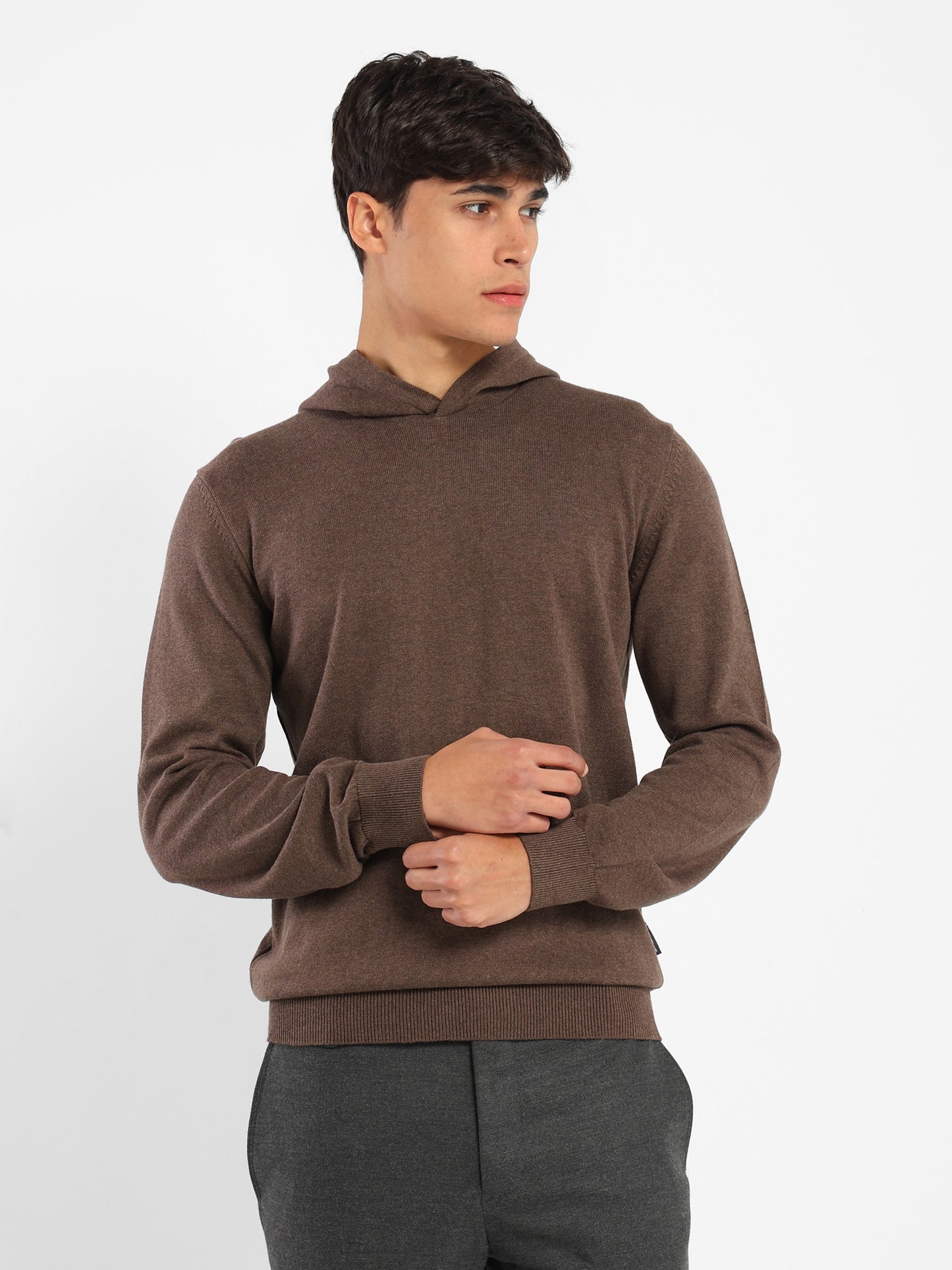 Hoodie Knit Sweater