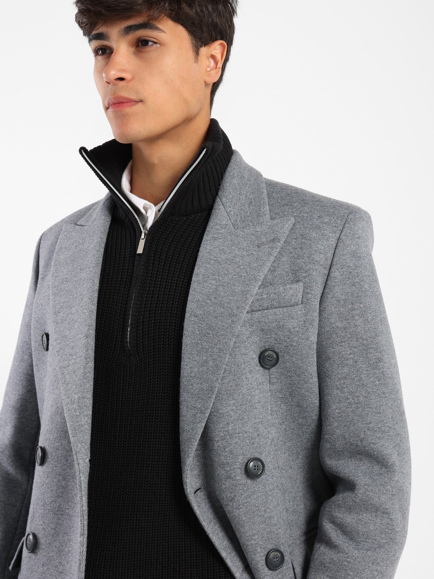 Double-Breasted Coat