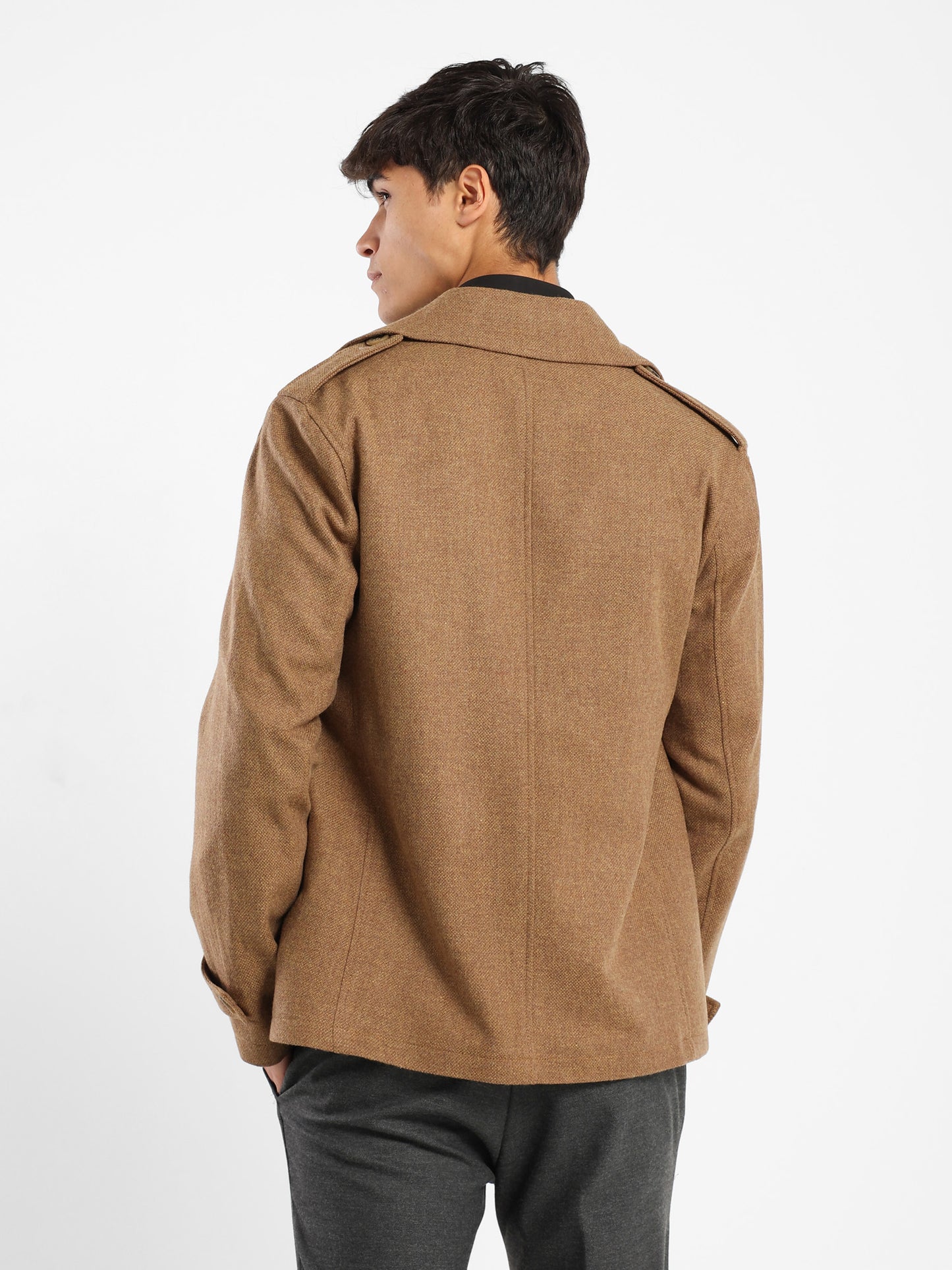 Double-Breasted Wool Jacket