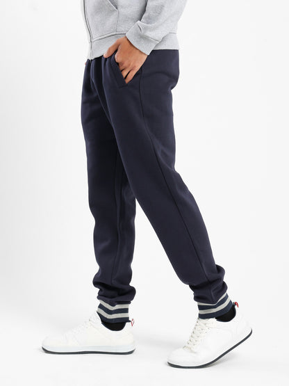 Sweatpants with Striped Cuffs
