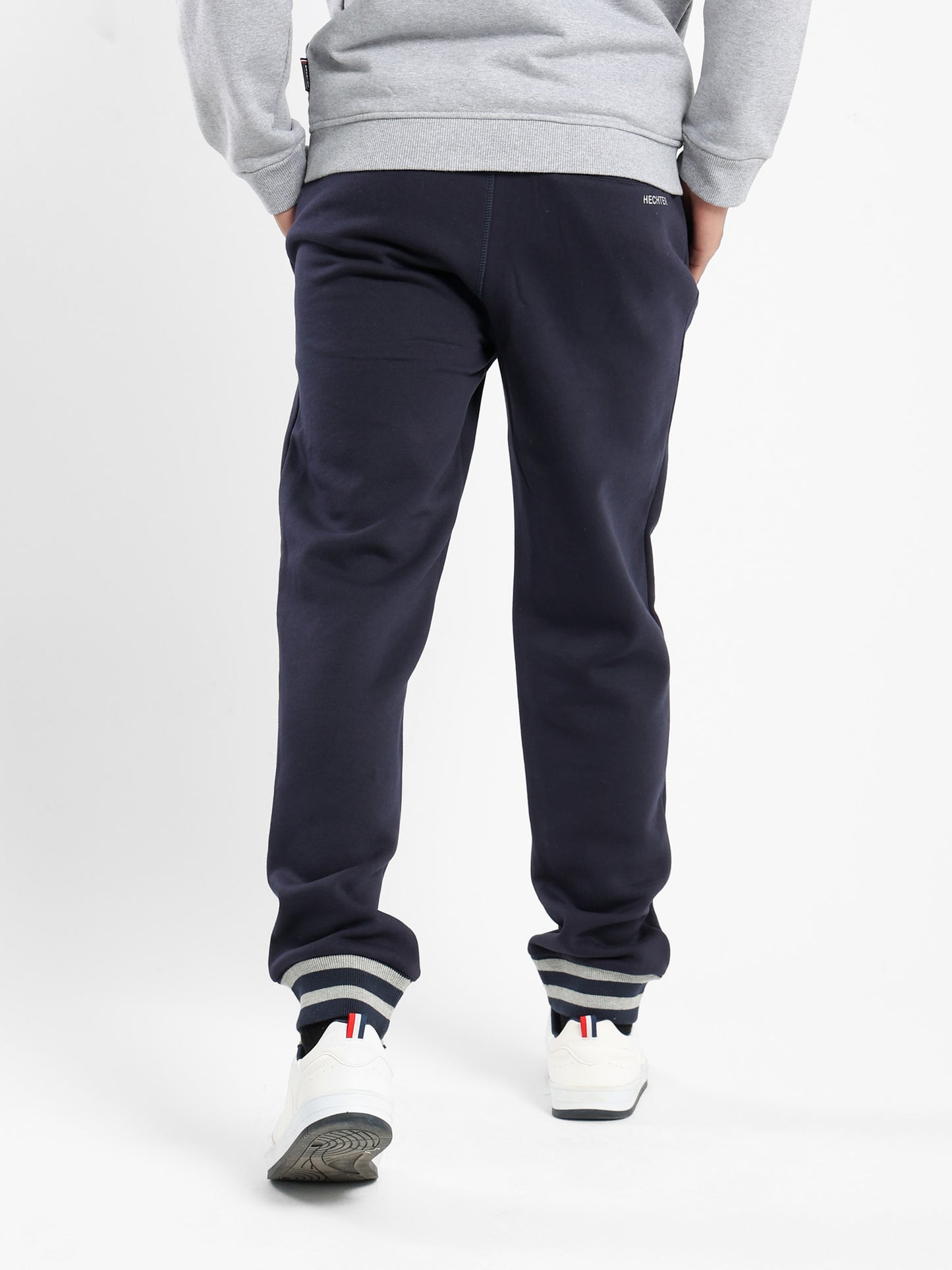 Sweatpants with Striped Cuffs