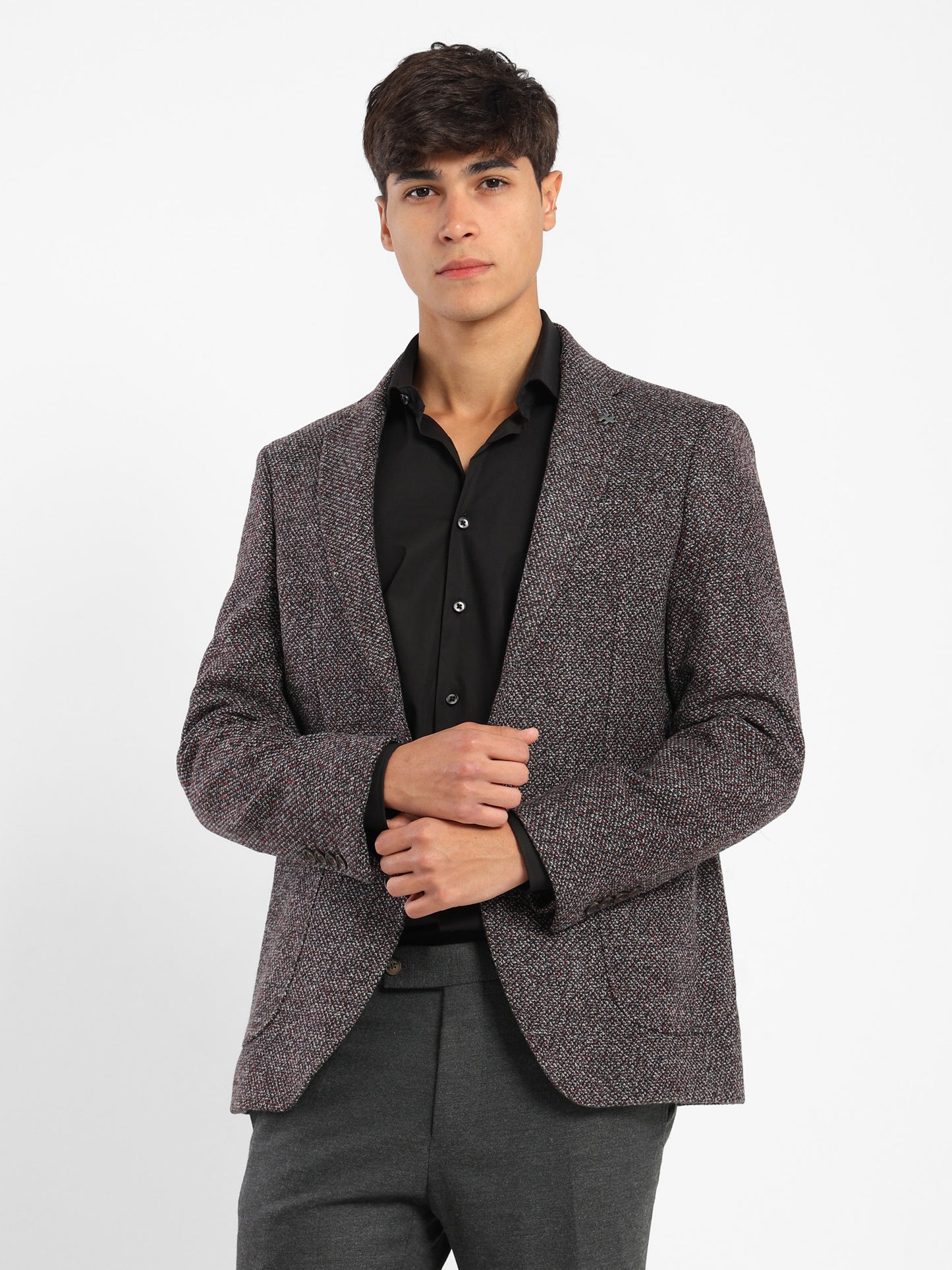 Tweed Patch Pocket Blazer