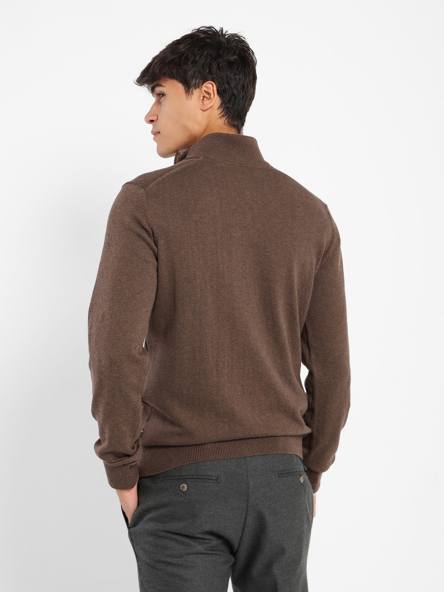 Mock Neck Knit Sweater