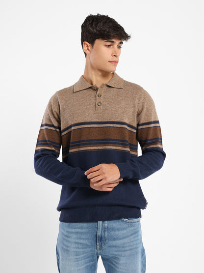 Polo Color Block Pullover