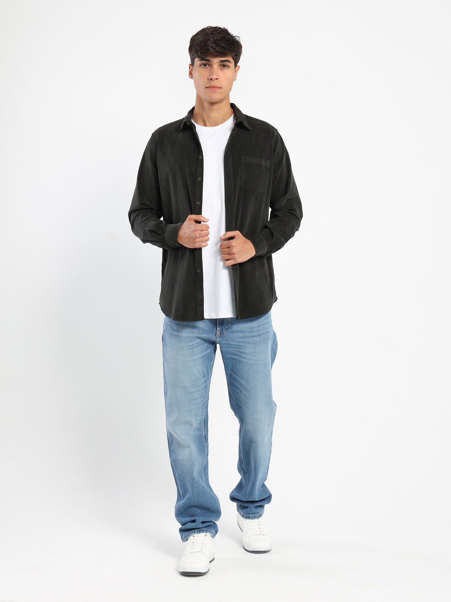 Modern Fit Button-Down Shirt