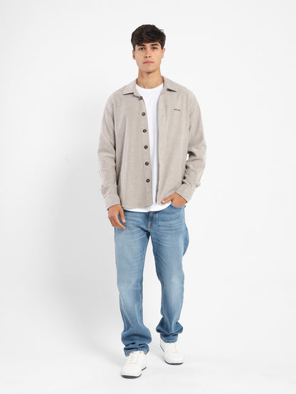 Kent Collar Long-Sleeve Shirt