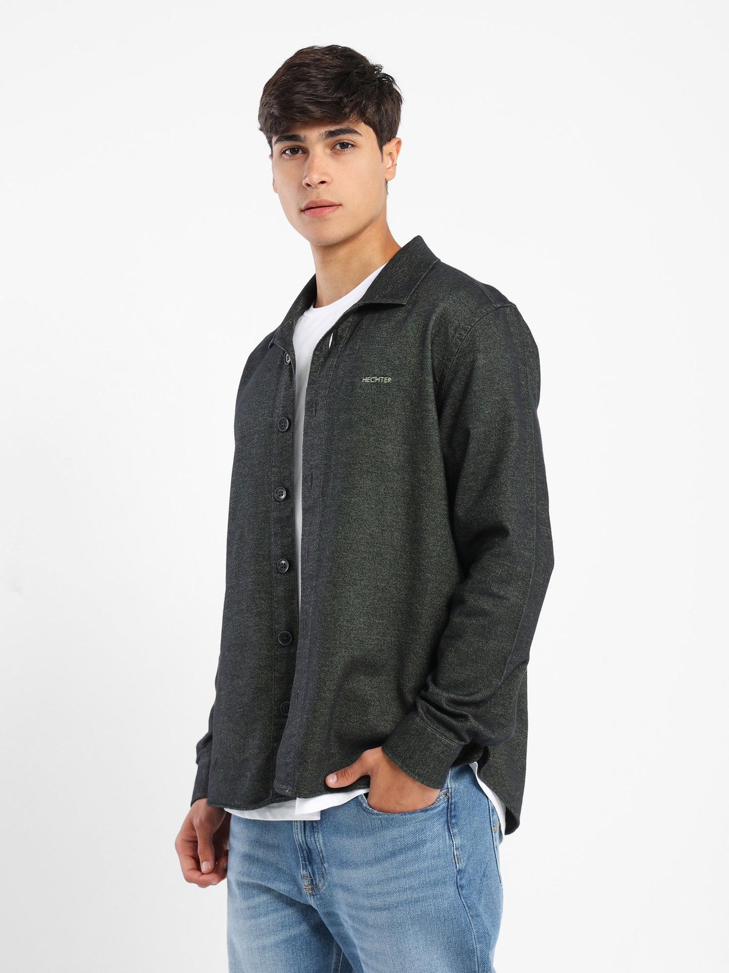 Kent Collar Long-Sleeve Shirt