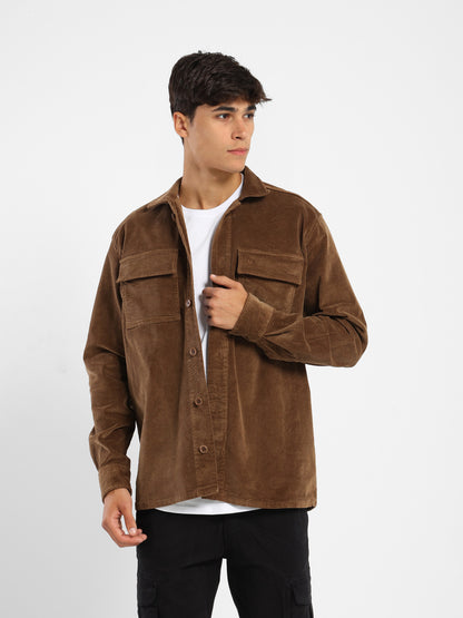 Long-Sleeve Classic Overshirt