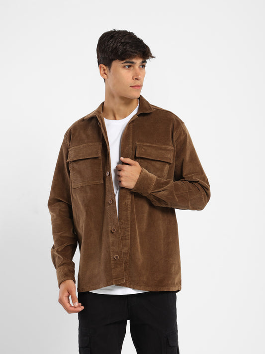 Long-Sleeve Classic Overshirt