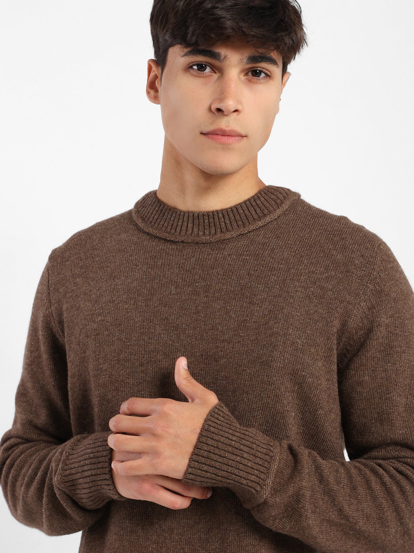 Oversized Round-Neck Pullover