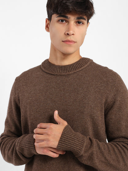 Oversized Round-Neck Pullover