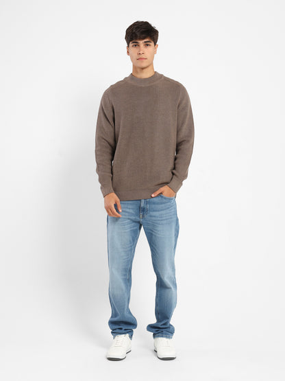 Washed Denim Pants