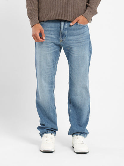 Washed Denim Pants