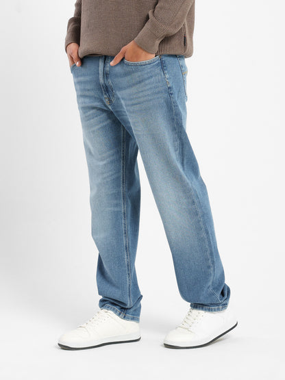 Washed Denim Pants