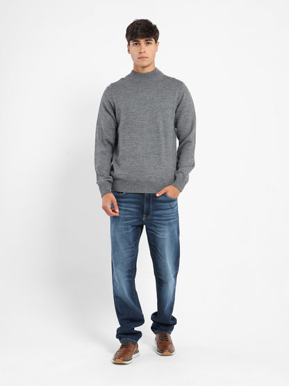 Washed Denim Pants