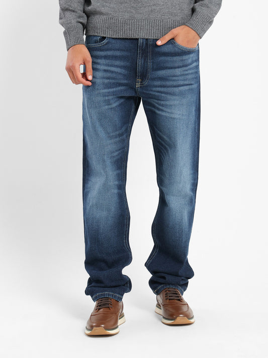 Washed Denim Pants