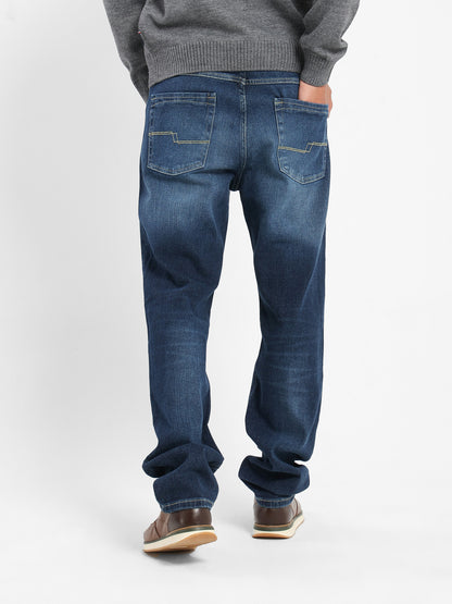 Washed Denim Pants