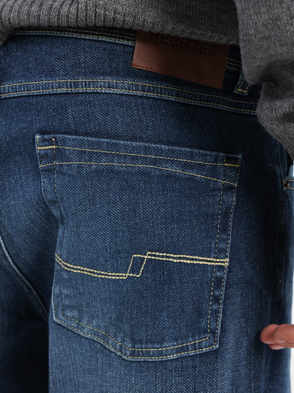 Washed Denim Pants